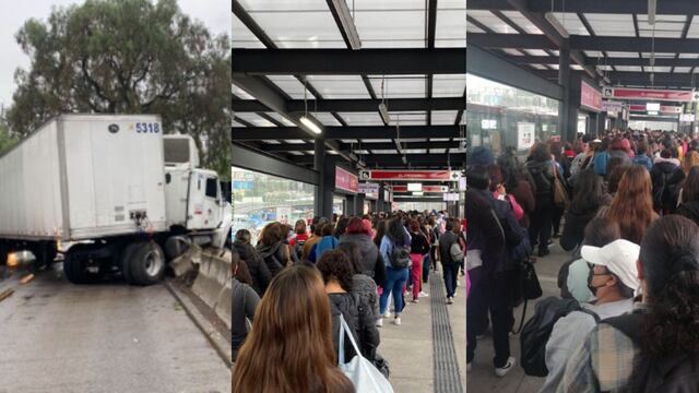 Caos en el Metrobús CDMX
