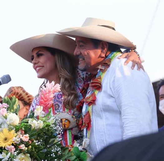 Evelyn Salgado Pineda y Félix Salgado Macedonio