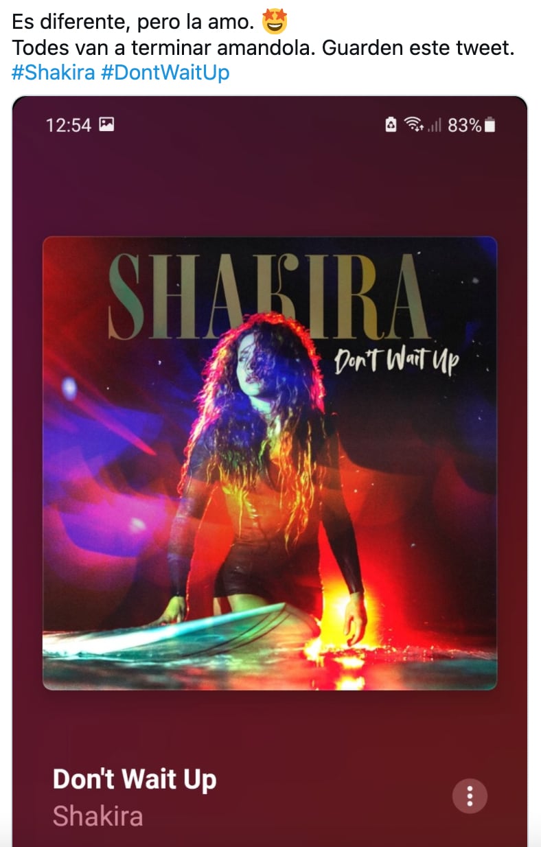 Shakira estrena canción