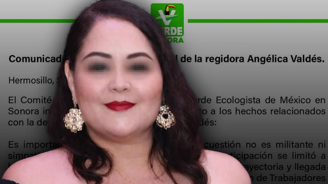 Partido Verde se deslinda de Angélica Valdez tras su arresto en Sonora