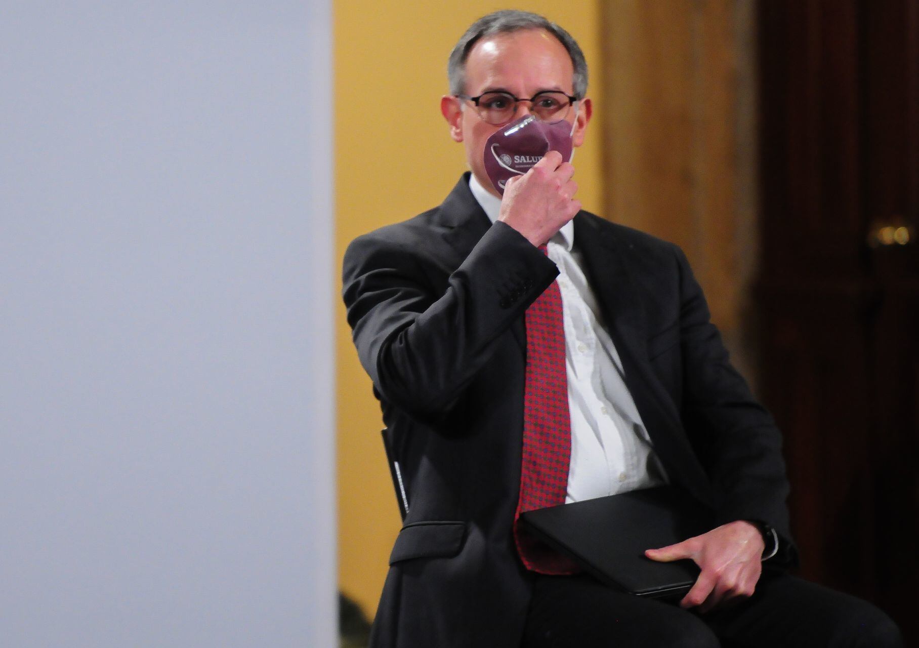 Hugo López-Gatell en la conferencia mañanera