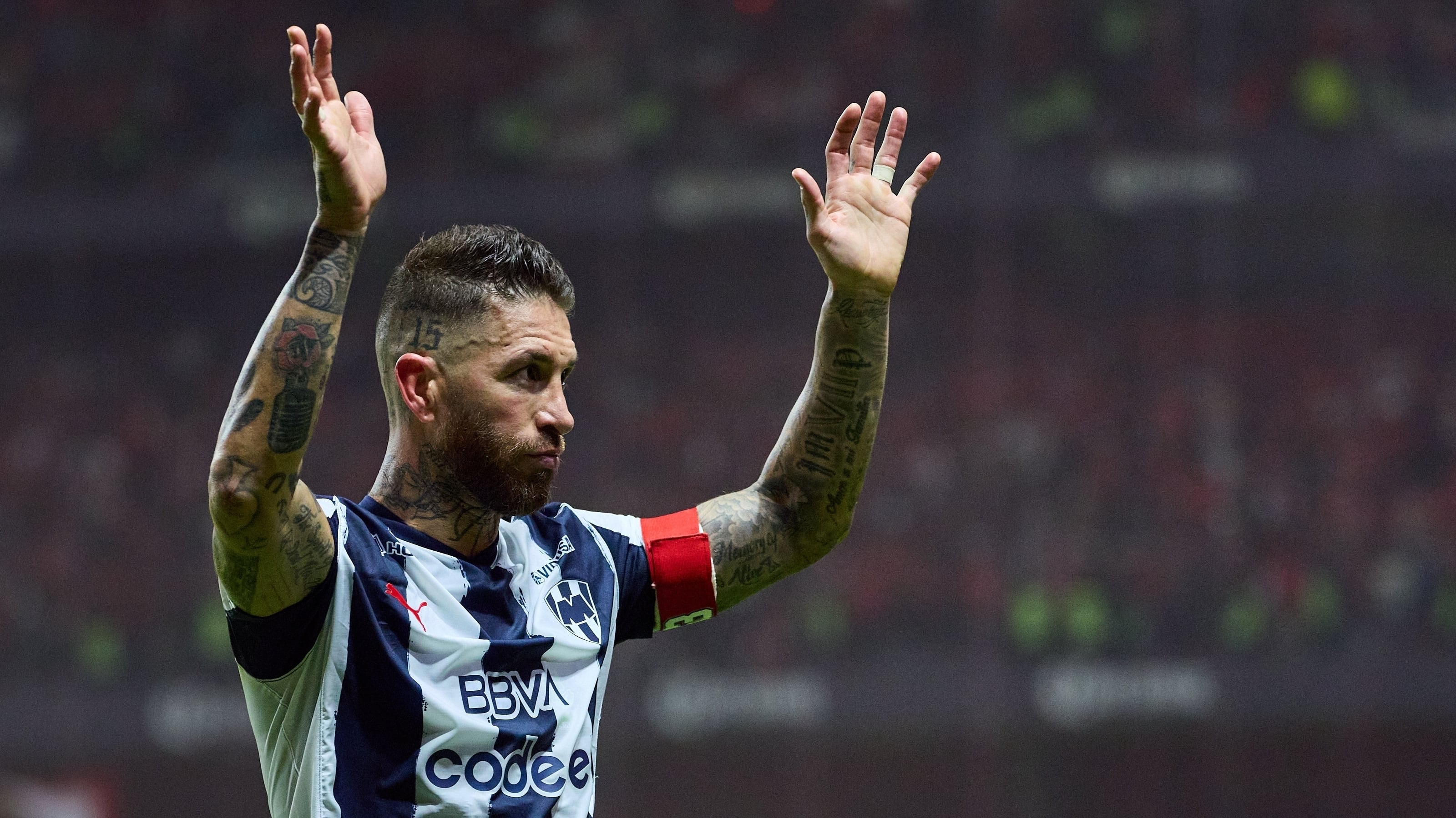 Sergio Ramos, en su paso por Rayados de Monterrey.
