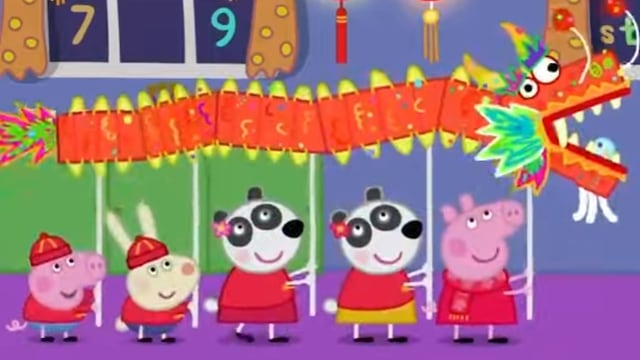 Peppa Pig celebra el Año Nuevo Chino