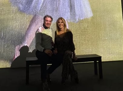 Juan Soler y su novia María José