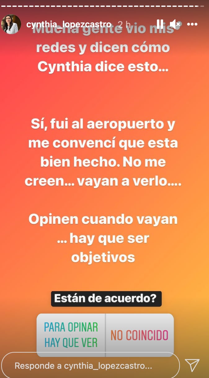 Historia de Cynthia López Castro