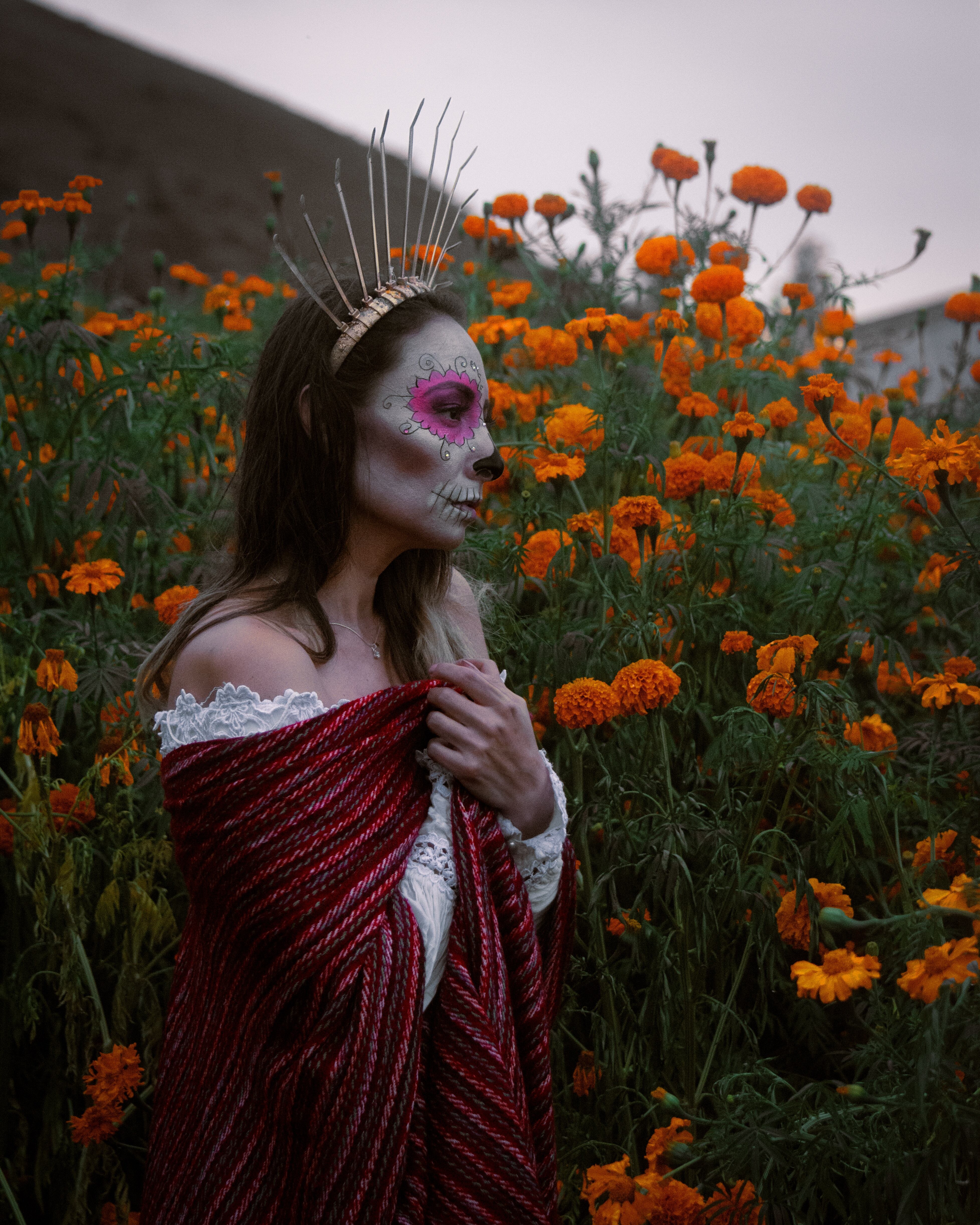 Peinado de Catrina para Halloween o Día de Muertos