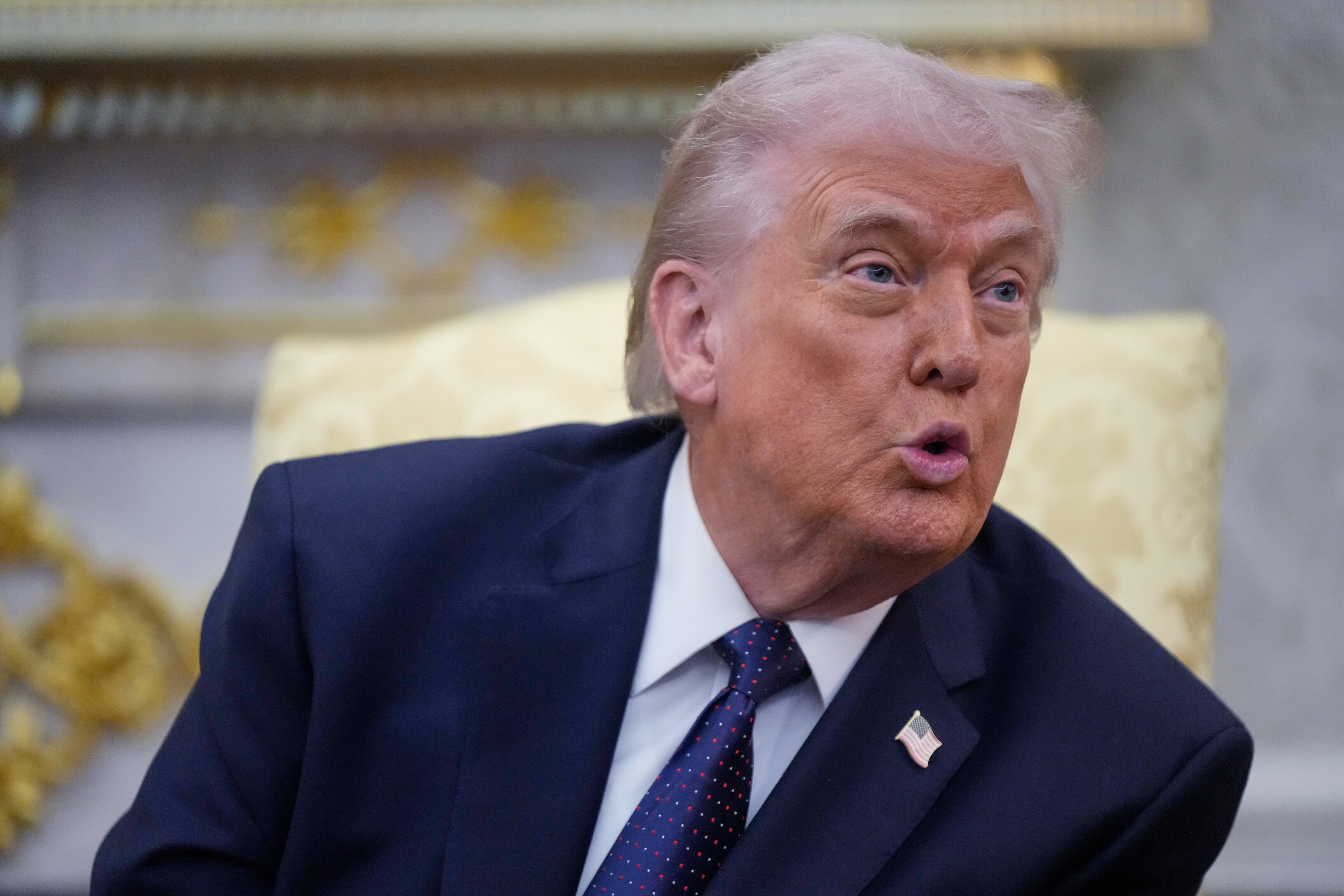 Donald Trump, presidente de Estados Unidos.