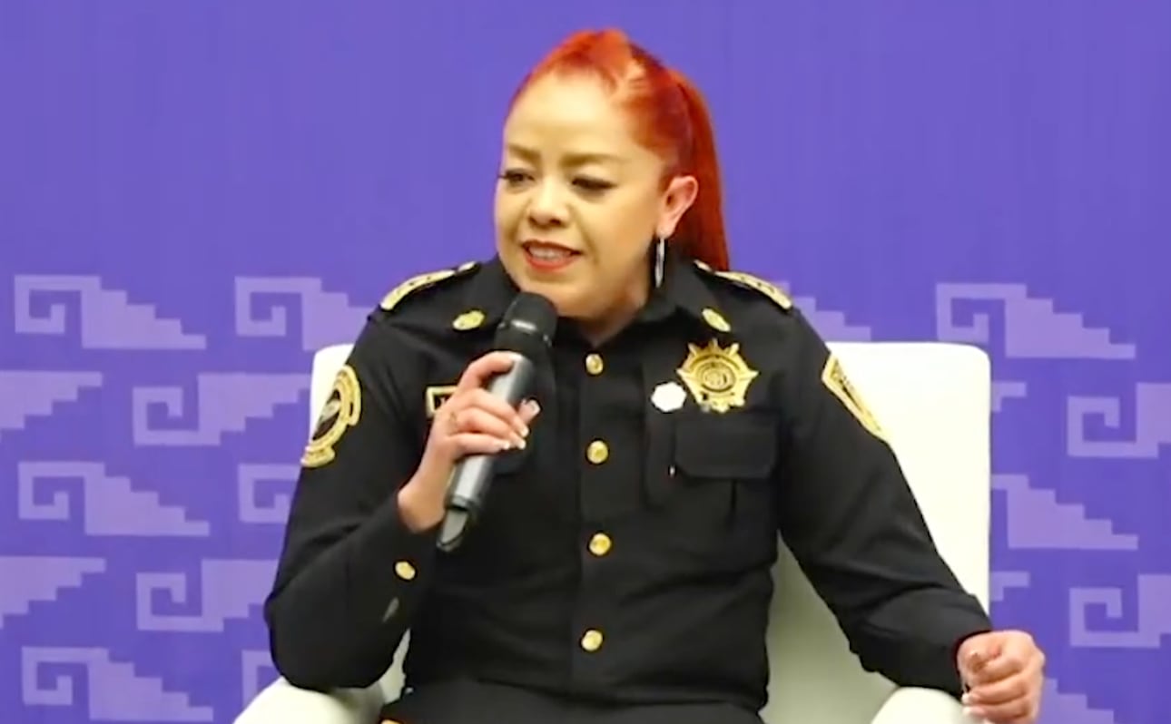 Lucía Karen Pérez Ortiz, inspectora General de la policía de la CDMX