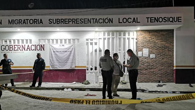 Estación de Tenosique.