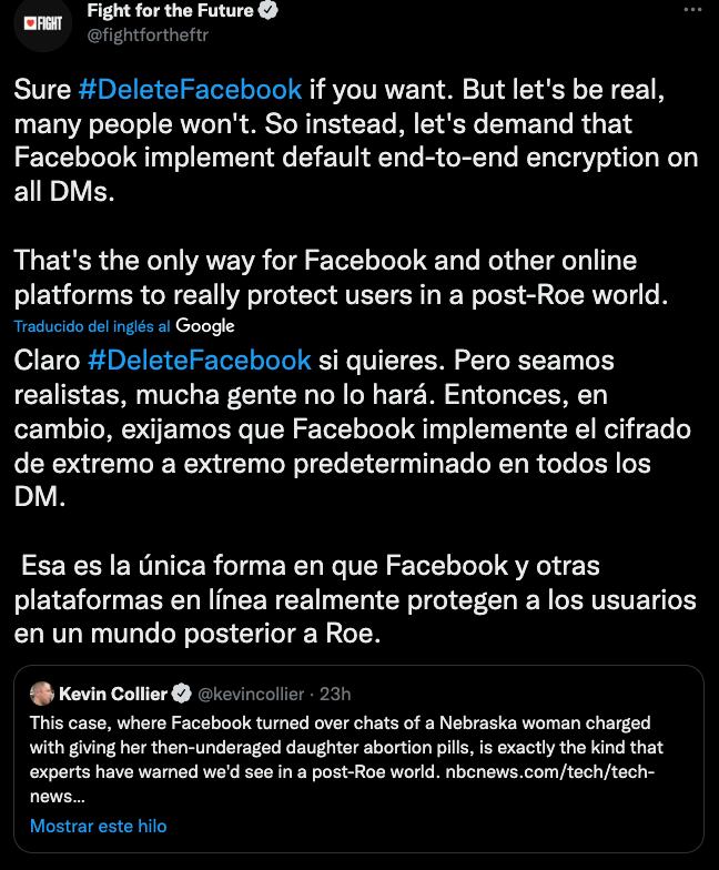 Delete Facebook