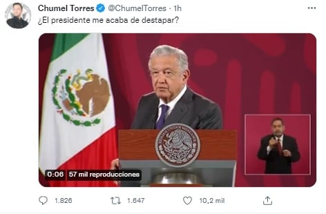 Tuit de Chumel Torres