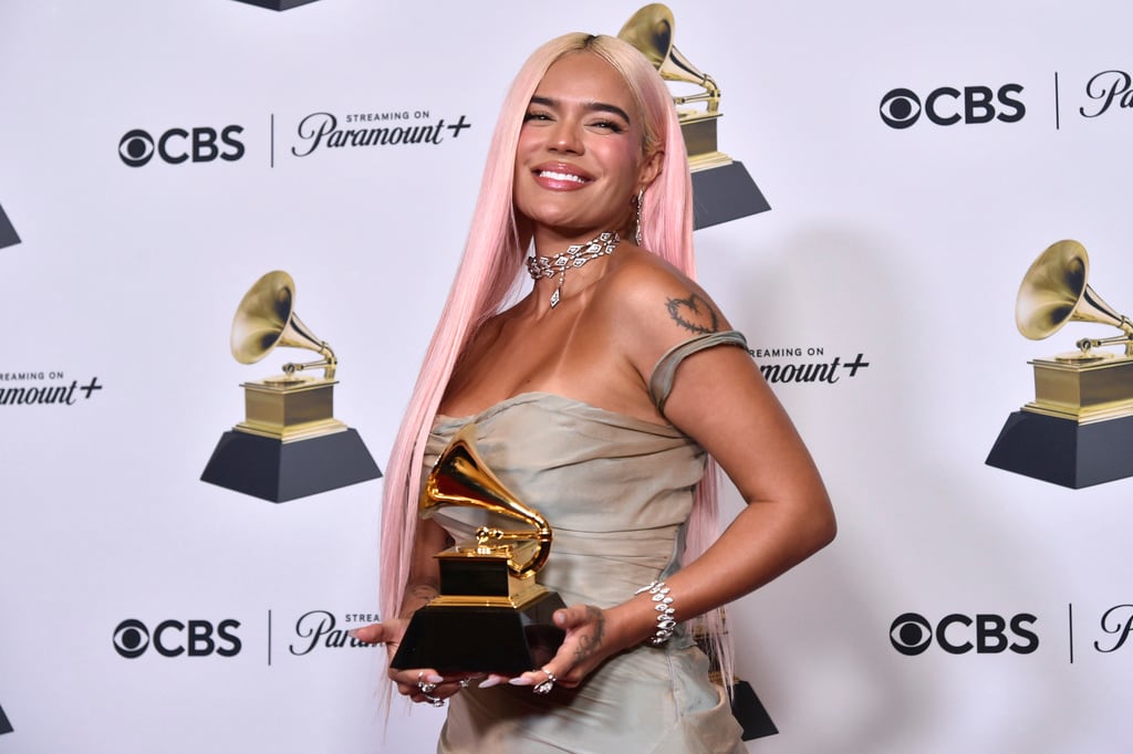 Karol G en los Premios Grammy 2024.