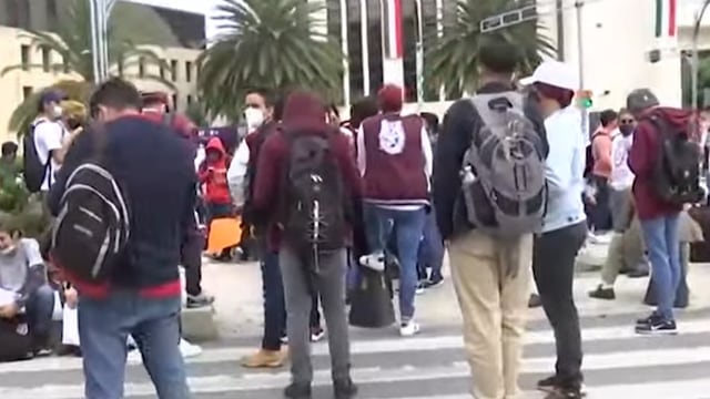 Marcha de estudiantes del IPN