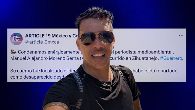 Artículo 19 exige esclarecer asesinato de Alex Serna en Guerrero