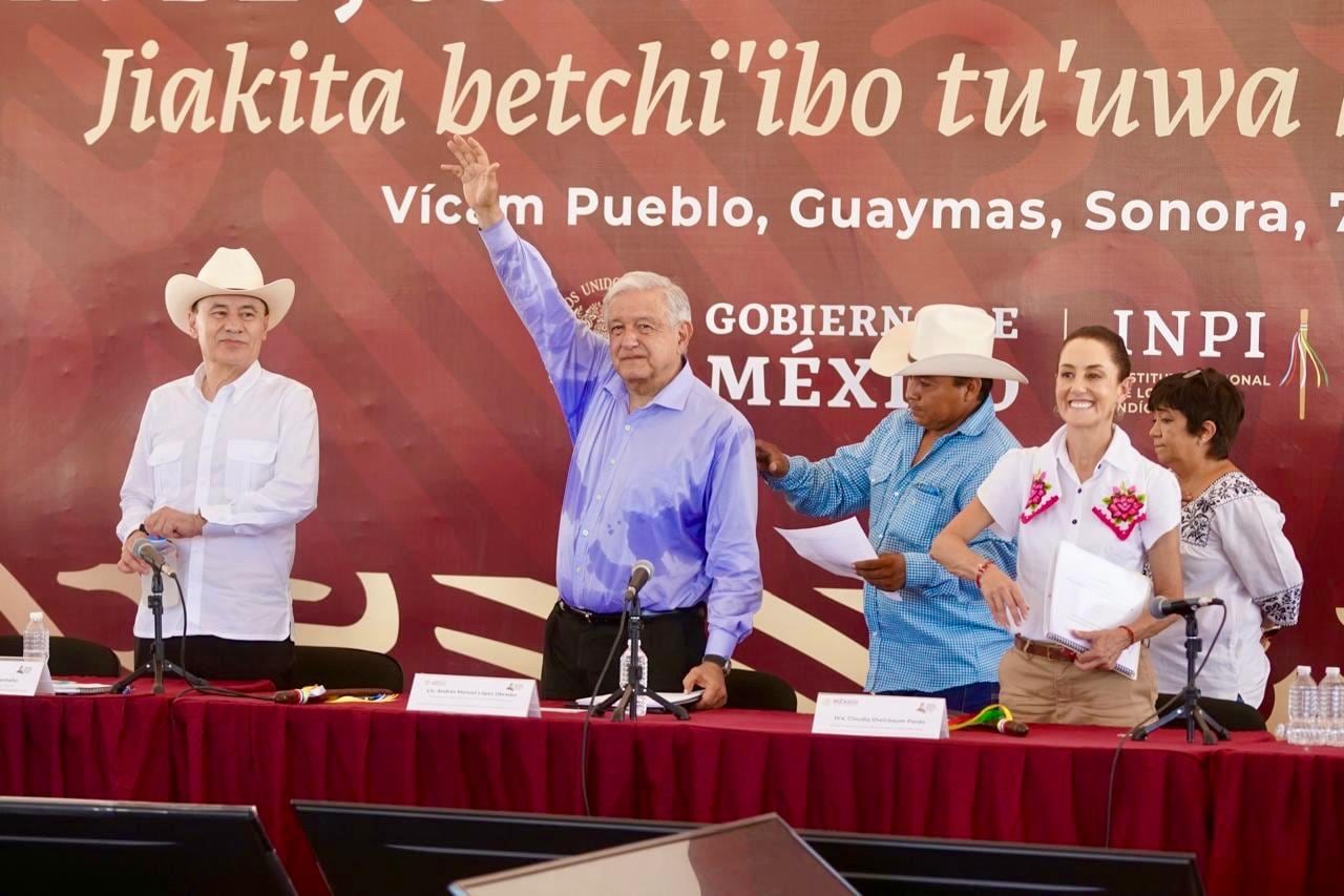 AMLO y Claudia Sheinbaum: Plan de Justicia para el Pueblo Yaqui