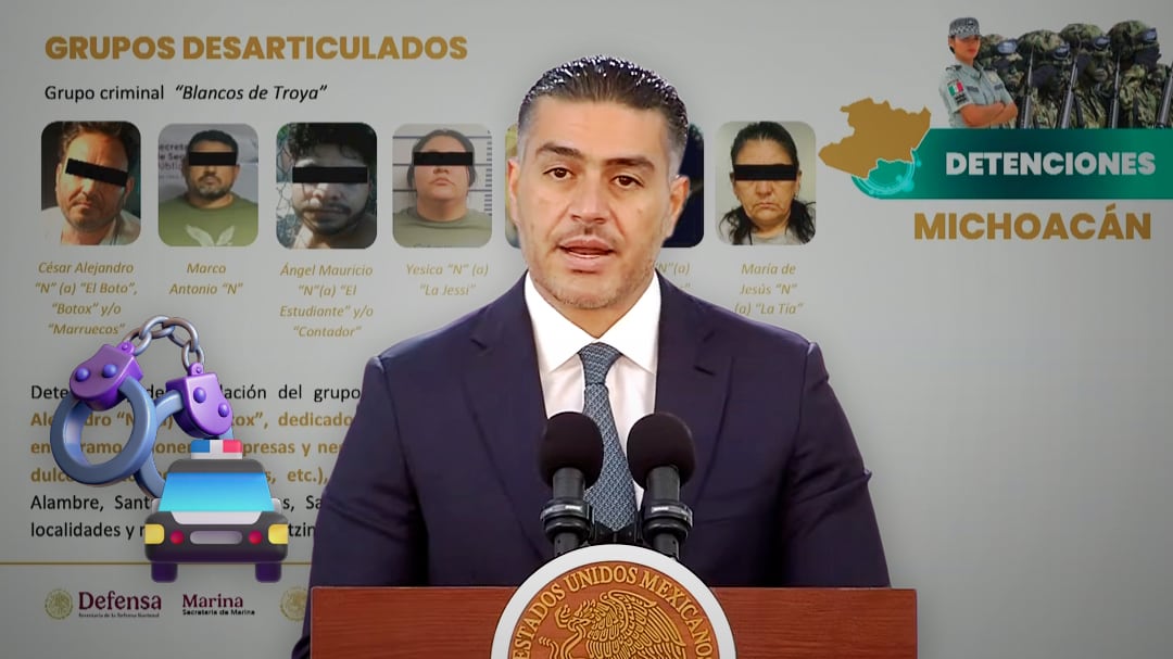 Golpe en Michoacán: detienen a operadores de Los Blancos de Troya