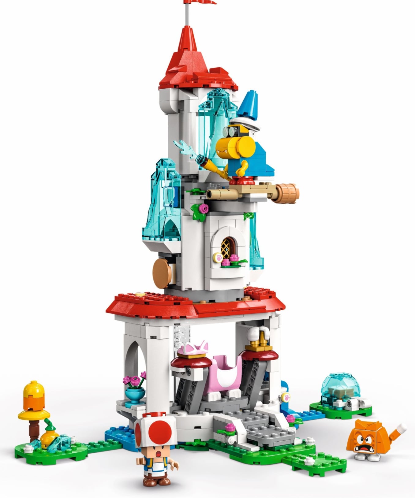 Torre de Hielo y Traje de Peach Felina