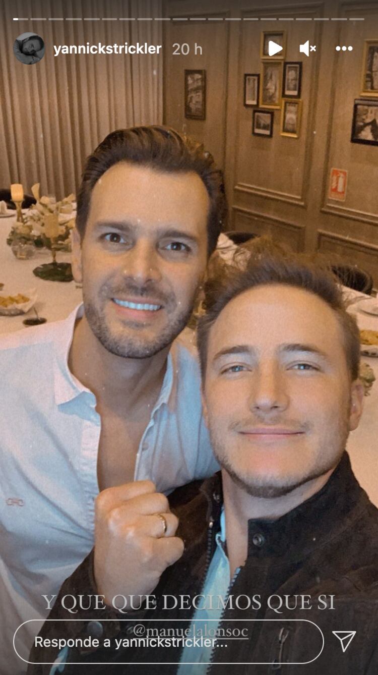 Yannick Strickler y su novio