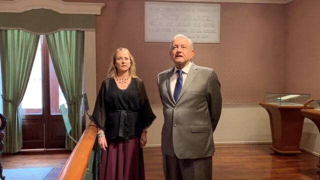 AMLO Beatriz gutiérrez Benito Juárez