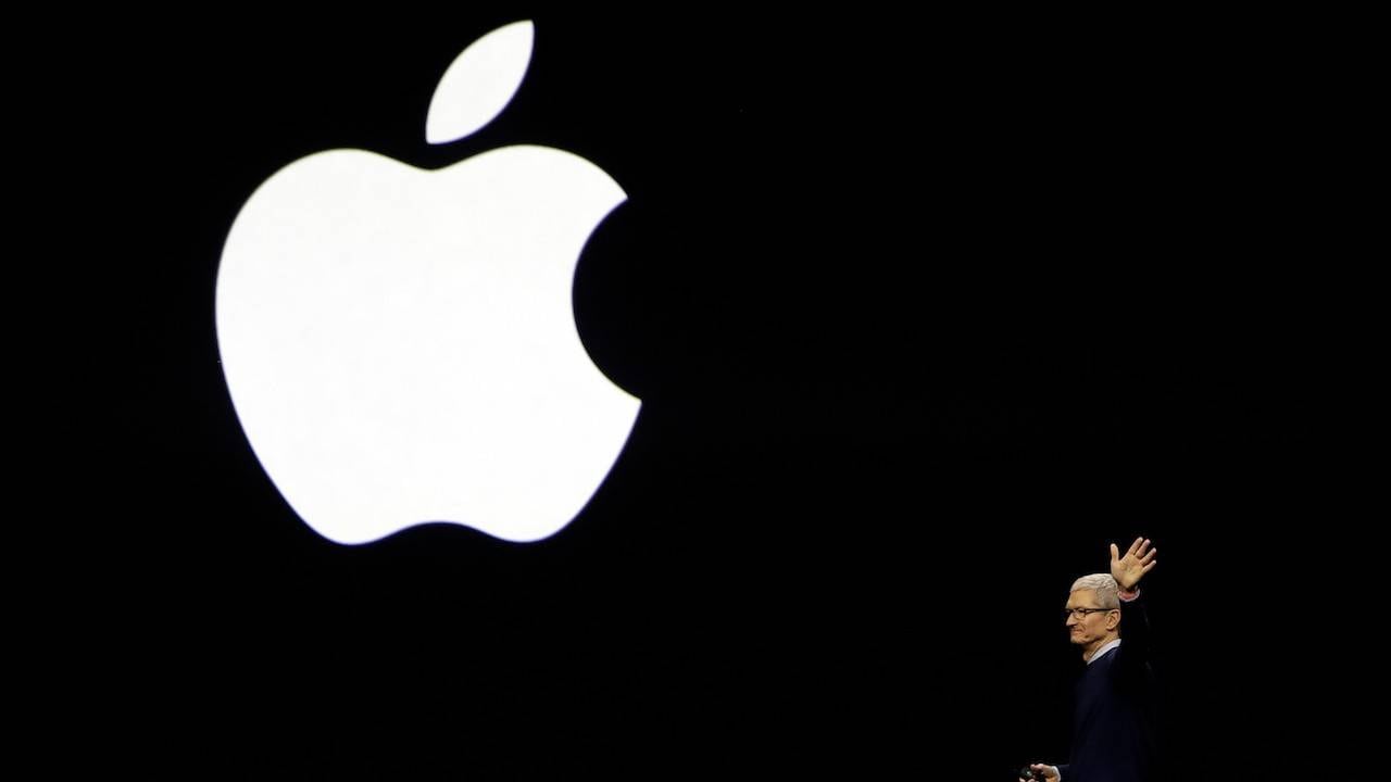Tim Cook, CEO de Apple, durante la Worldwide Developers Conference.