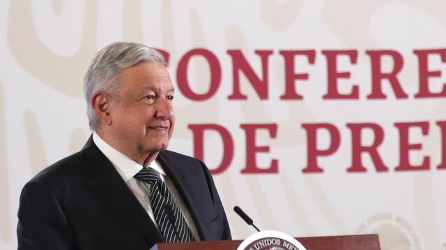 El presidente AMLO en conferencia de prensa
