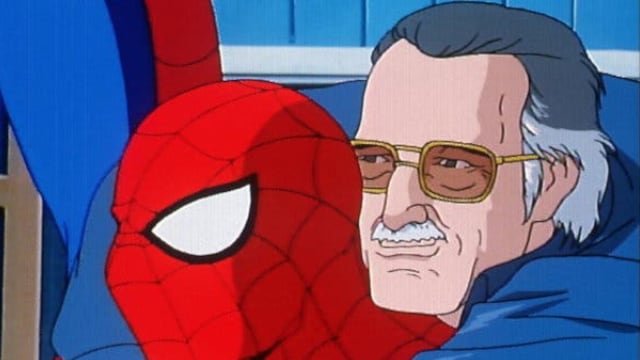 Stan Lee en la serie animada de Spider-Man
