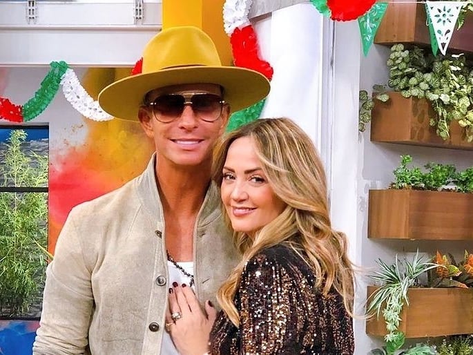 Erik Rubín y Andrea Legarreta.