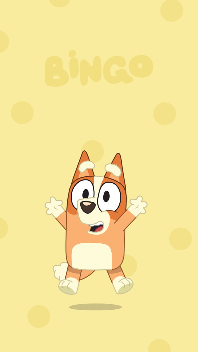 Fondo de pantalla de Bingo, hermana de Bluey
