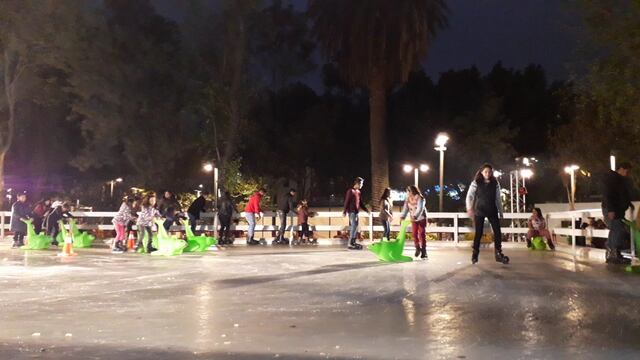 Pista de hielo en Jardín Pushkin