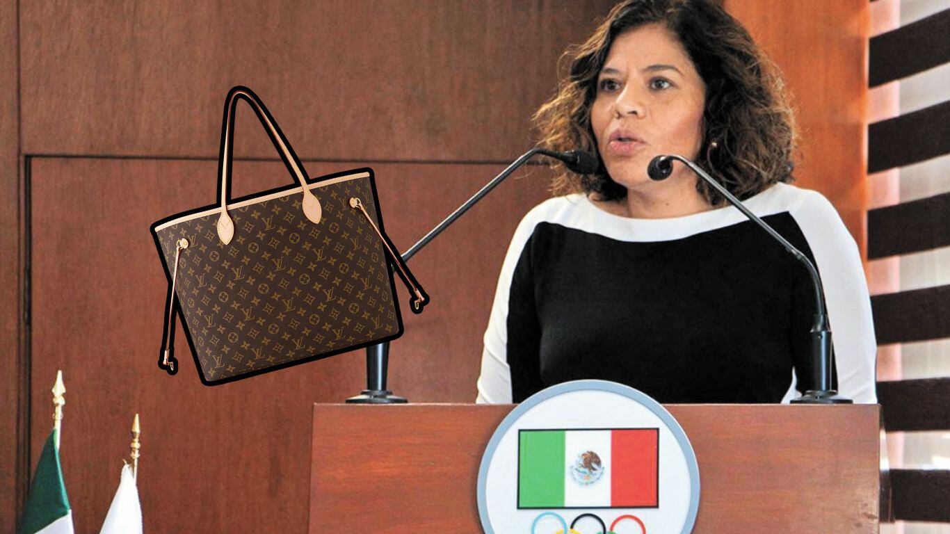 Critican a Mary José Alcalá, presidenta del COM, por lucir una bolsa de 80 mil pesos