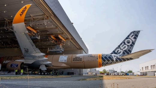 La nueva librea del A350F