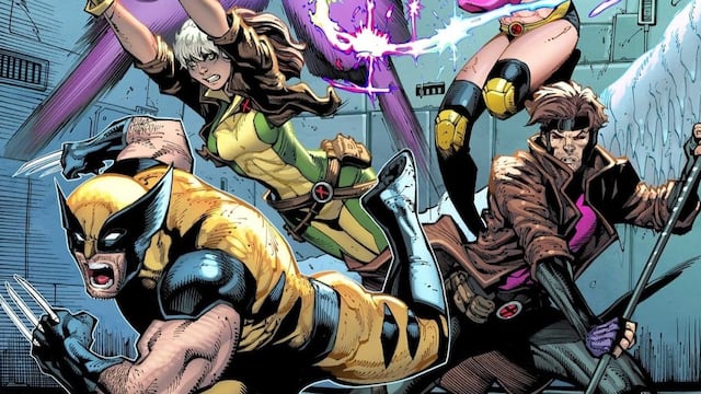Wolverine, Rogue y Gambito de los X-Men