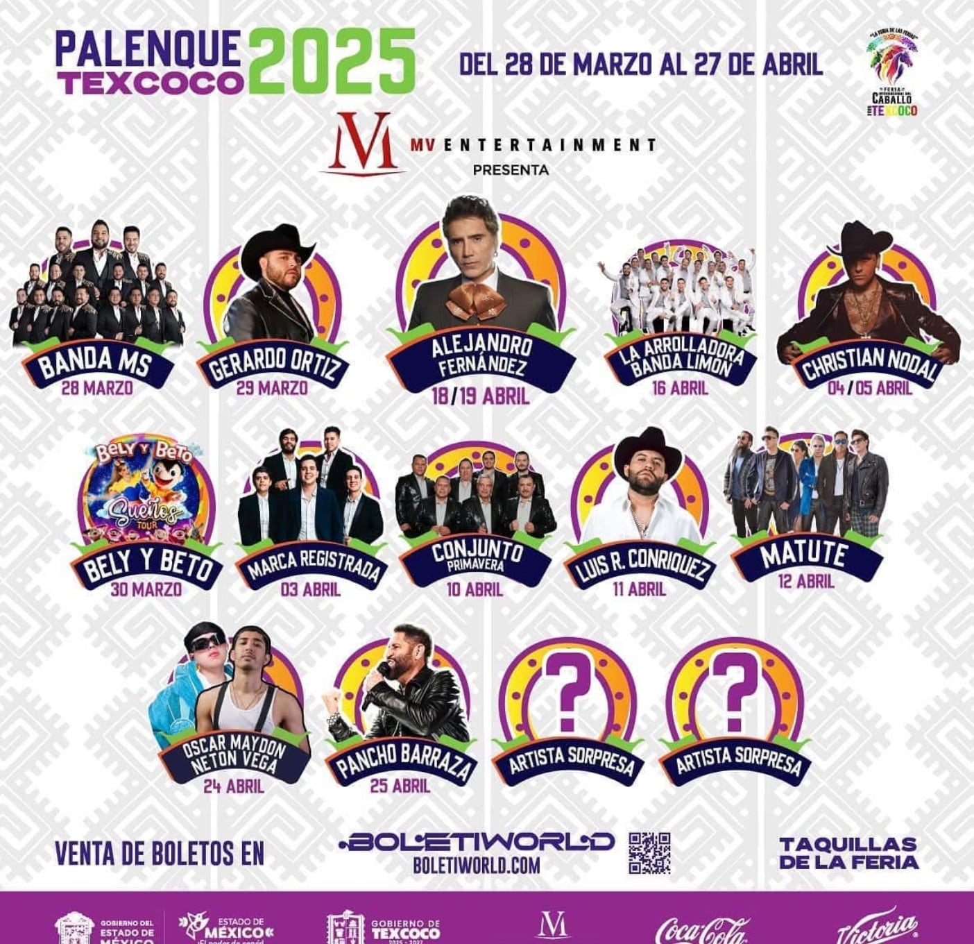 Gerardo Ortiz es confirmado para el Palanque Texcoco 2025