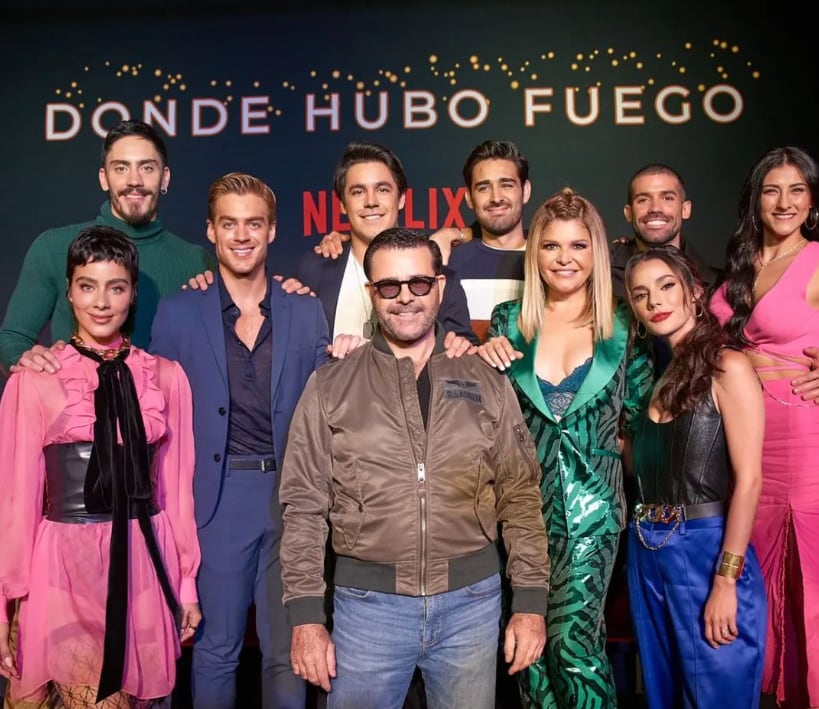 Elenco "Donde hubo fuego", serie de Netflix