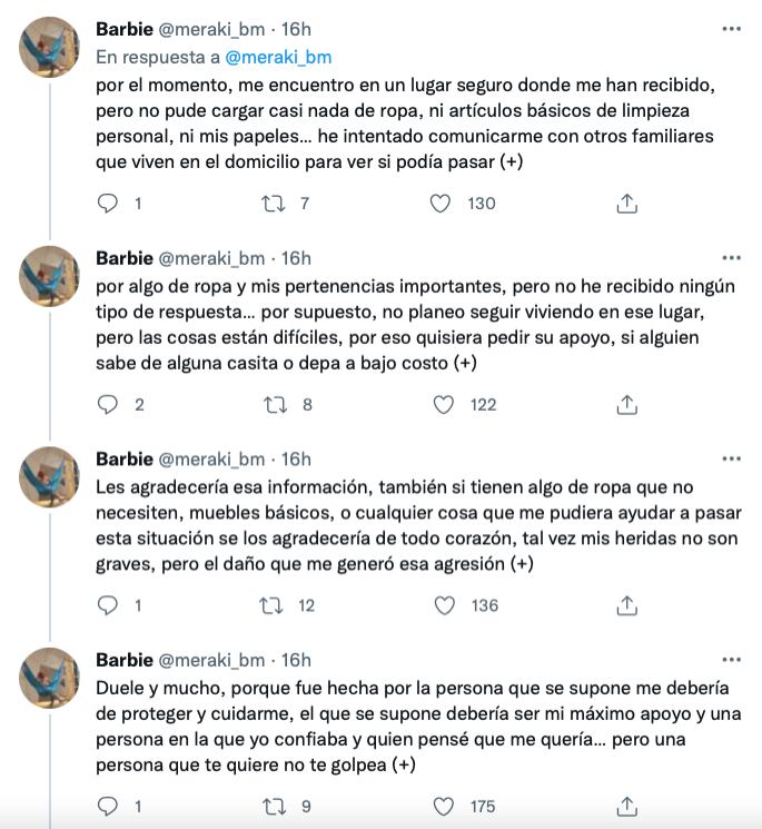 una joven es golpeada por su papá en Nuevo León