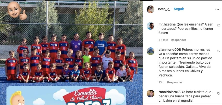 Bofo Bautista ha recibido decenas de ofensas en su Instagram