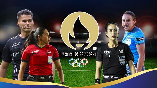 Árbitros mexicanos en los Juegos Olímpicos de París 2024