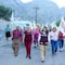 Liz Galicia recorre colonias de Santa Catarina y se reúne con simpatizantes de la 4T