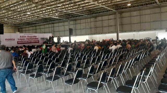 Evento de Adán Augusto López en la Expo Ganadera de Guadalupe, NL/Foto: Paco Peña, para Plácido Garza