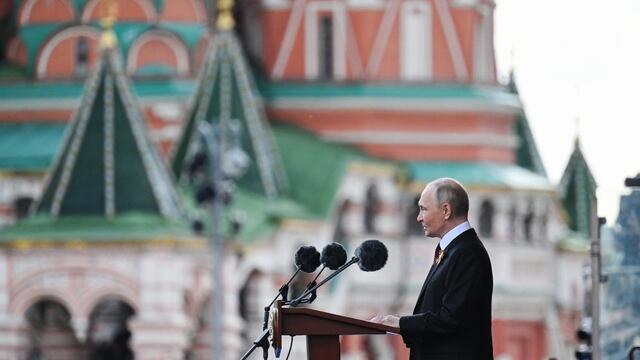 Vladimir Putin en 80 aniversario del Día de la Victoria