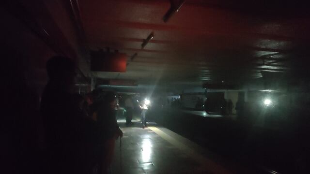 Apagón en Metro