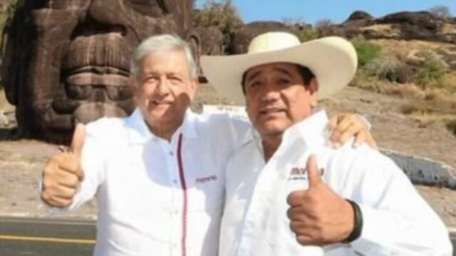 AMLO y Salgado Macedonio