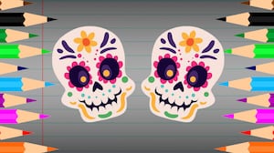 Dibujos de calaverita de azúcar para colorear: 10 plantillas que puedes usar para el Día de Muertos