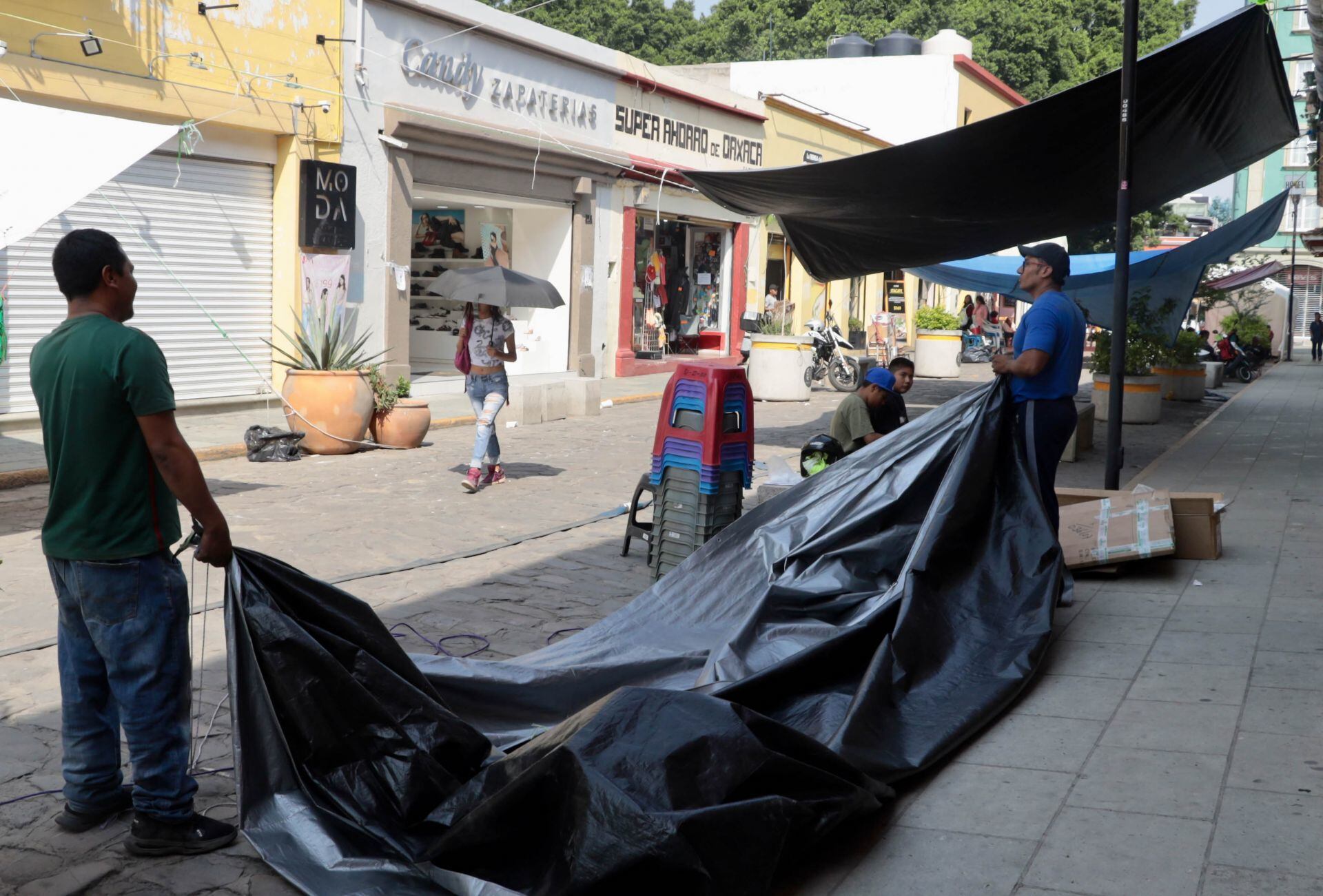 CNTE levanta plantón en Oaxaca