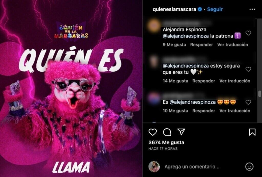 Fans de ¿Quién es la Máscara? 2023 Ya tienen sus propias teorías de la Llama