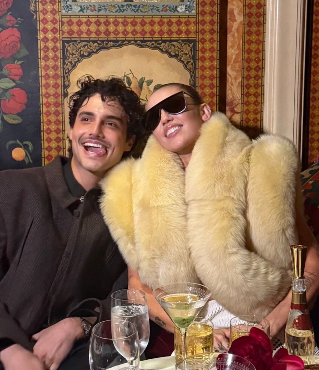 Humbe y Miley Cyrus en after party de Met Gata 2025