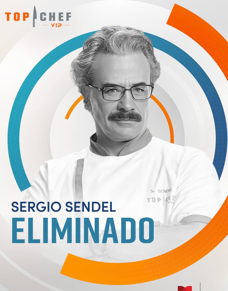Sergio Sendel, eliminado de Top Chef VIP 2025