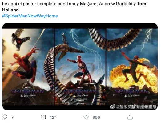 Memes sobre filtraciones de ‘Spider-Man: No Way Home’