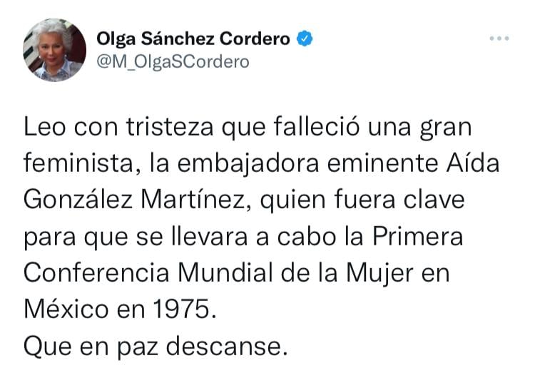 Olga Sánchez Cordero