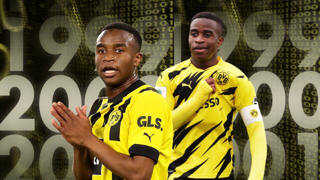 Youssoufa Moukoko, jugador del Borussia Dortmund que juega para Niza.